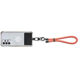 Altitude Silhouette Wrist Phone Strap - Coral Phone